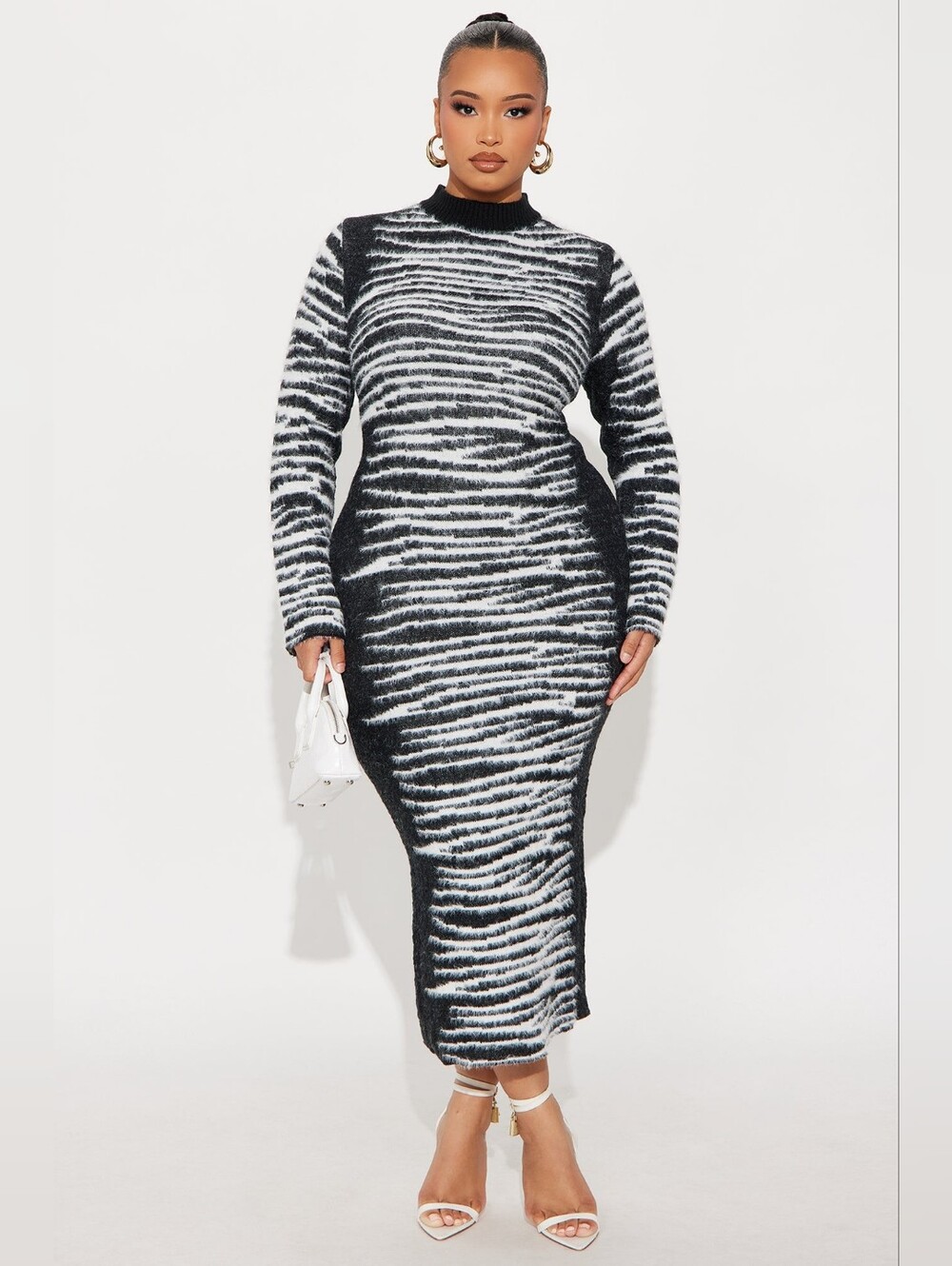 SWEATER HOT FLOW MAXI DRESS